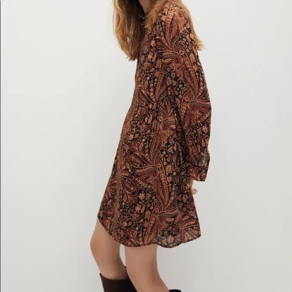 green emerald velvet dress Mango Long Sleeve Maxi main image 0